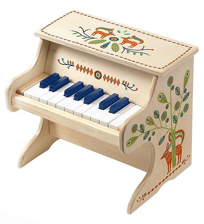 Piano av. Son électronique Djeco - Bois