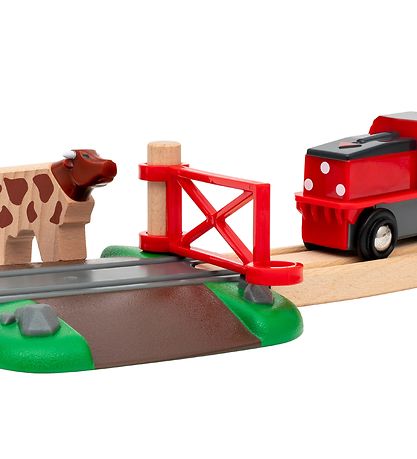 BRIO Animal Farm Set - 30 Parts - Yellow/Green 33984