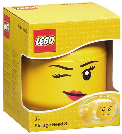 LEGO® Storage Opbergbox - Klein - Hoofd - 19 cm - knipperen