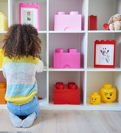 LEGO® Storage Opbergbox - Klein - Hoofd - 19 cm - knipperen