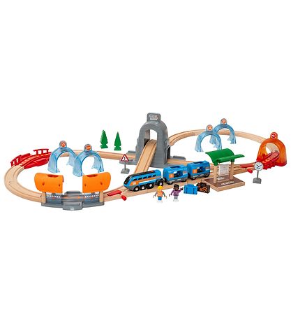 BRIO Railway - Action Tunnel Travel Set - 37 Parts 33972