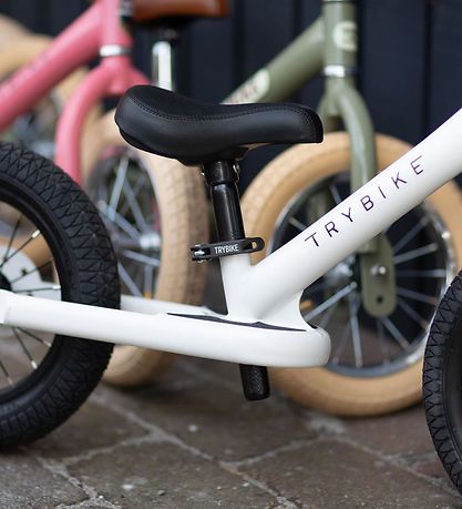 TryBike Balance Bike - Steel - White