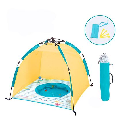 Ludi Shade tent w. Pool - UV 50+ - Yellow
