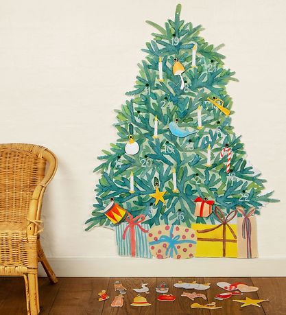That's Mine Advent Calendar w. 24 Christmas hangings - Felt Chri