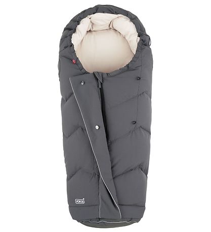 Voksi Fußsack - City - 100/125 cm - Grey Cream