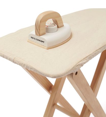 Kids Concept Ironing board w. Iron - 55 cm - Natural