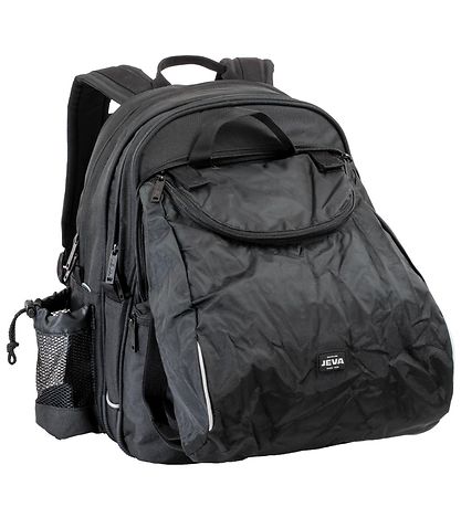 Jeva School Backpack - Square - Black