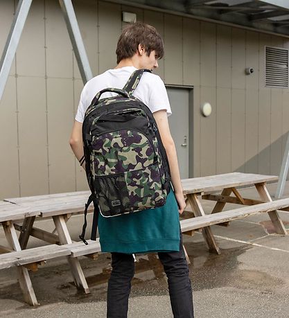 Jeva School Backpack - Supreme - Green Camo