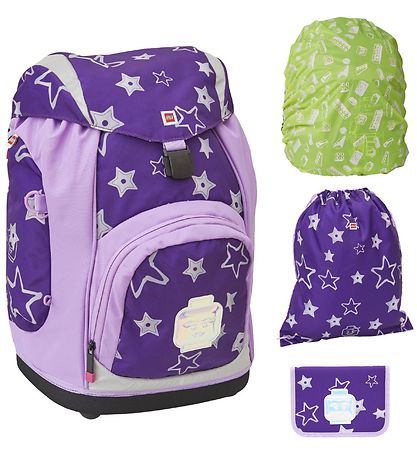 LEGO Stars School Backpack Nielsen Purple w. Pencil Case KW HK
