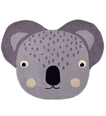 OYOY Rug - 85x100 cm - Koala - Grey