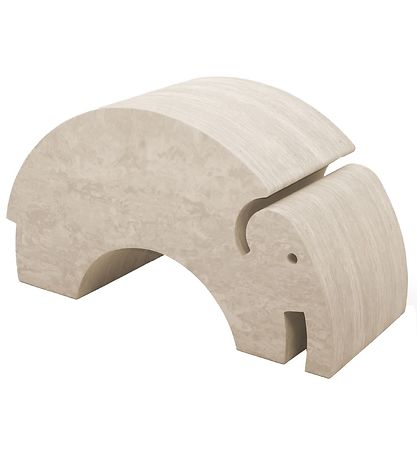 bObles Elephant - Marble Nature - Large - 55x24x32 cm - Smoke
