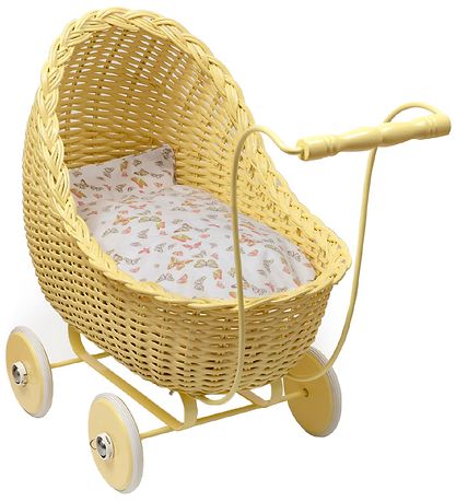 Smallstuff Doll Stroller - Soft Yellow