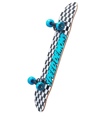 Speed Demons Skateboard - 7.75'' - Checkers Komplett - Blå