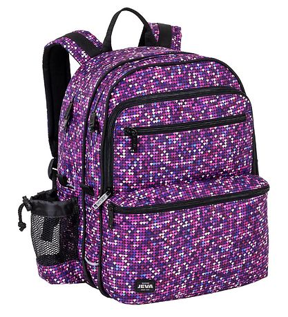 Jeva School Backpack - Square - Mosaic