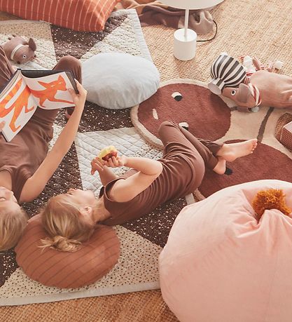 OYOY Rug - 86x76 cm - Cherry - Nutmeg