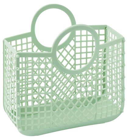 Liewood Folding Basket - Samantha - 23x23x8.5 cm - Dusty Mint