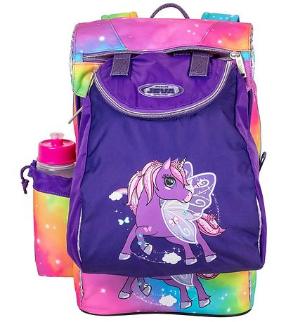 Jeva Skólataska - Byrjendur - Rainbow Alicorn