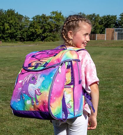 Jeva School Backpack - Intermediate - Rainbow Alicorn