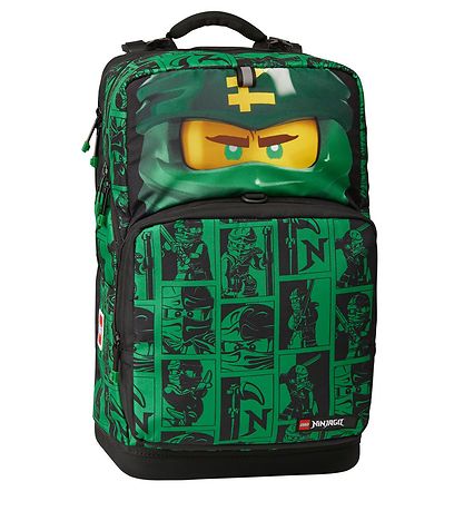 LEGO® Ninjago Skólataska M. Fimleikataska - Grænt/Svart