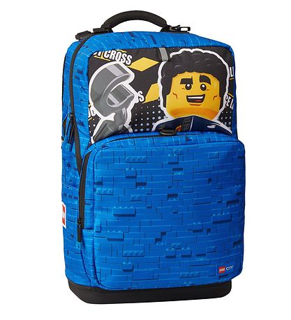 LEGO® Skólataska M. Fimleikataska - Police Ævintýri - Blár/Svart