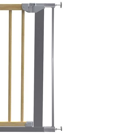 BabyDan Framlenging - Extend-A-Gate - 73x7 cm - Silfur