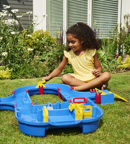 AquaPlay Wasserbahn - 105x115 cm - 29 Teile - Superset
