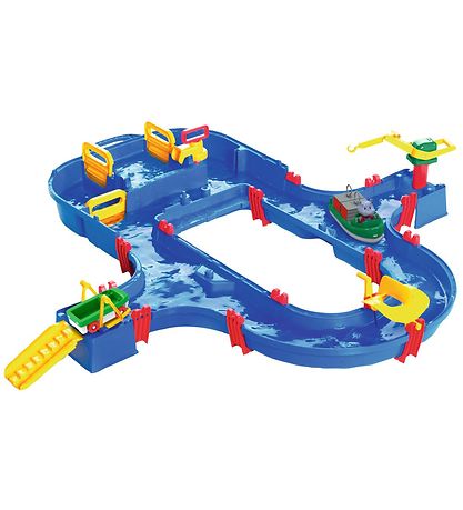 AquaPlay Wasserbahn - 105x115 cm - 29 Teile - Superset