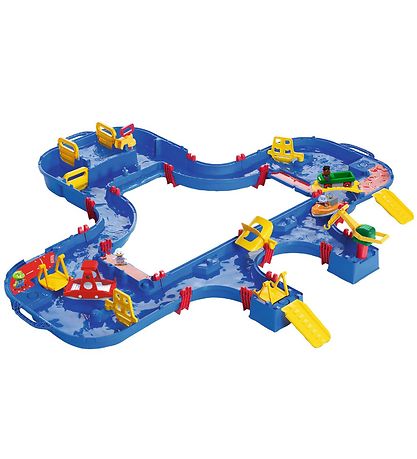 AquaPlay Water Course - 62 Parts - 145x160 cm - MEGA Sluice Set