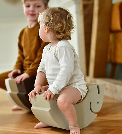 Éléphant bObles - Petit - 37x16x21 cm - Sable Grey