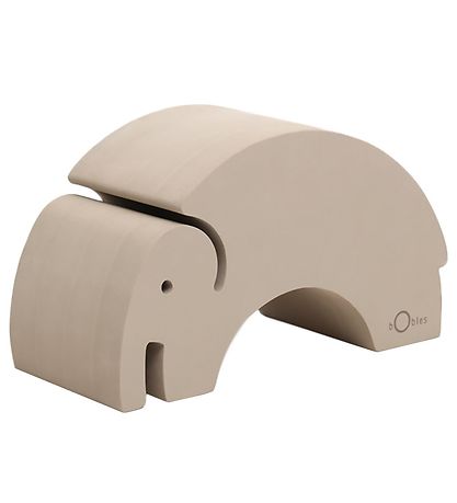 Éléphant bObles - Petit - 37x16x21 cm - Sable Grey