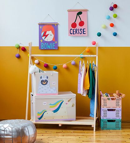 3 Sprouts Storage Box - 61x37x38 - Unicorn