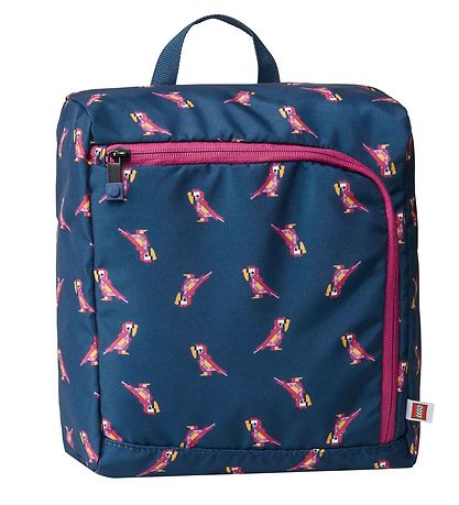 LEGO® School Backpack w. Gymsack/Pencil Case - Parrot - Blue