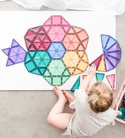 Connetix Magnetset - 202 Delar - Pastel MEGA Förp