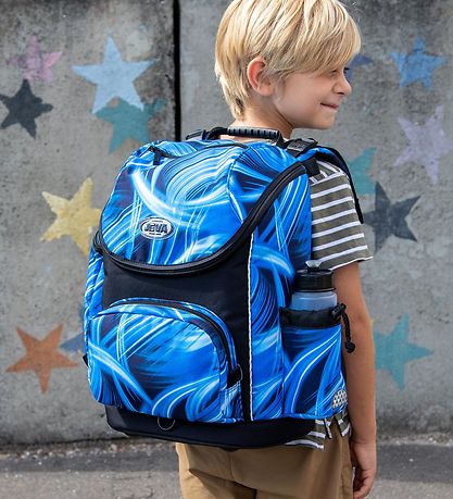 Jeva School Backpack - U-Turn - Lightning