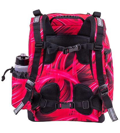Jeva School Backpack - U-turn - Pink Lightning