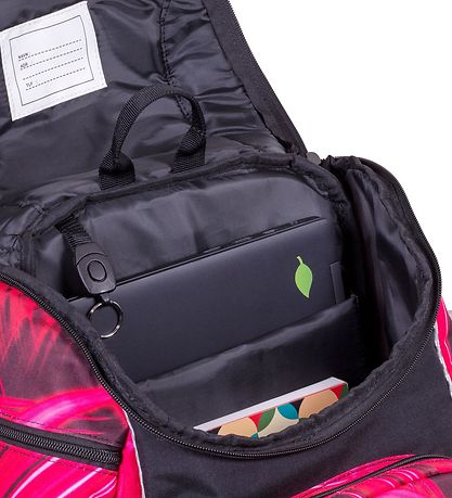 Jeva School Backpack - U-turn - Pink Lightning