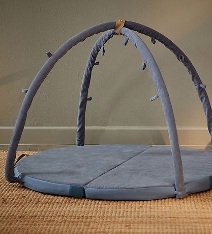 Filibabba Multimattress - Loui - Ø90 cm - Warm Blue