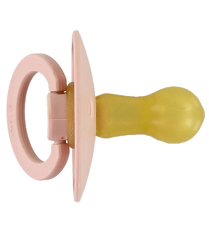 BIBS Colour Pacifiers - Size 2 - 2-Pack - Round - Blush
