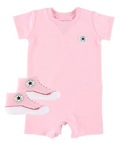 Converse Set - Summer Romper/Socks - Cherry Blossom