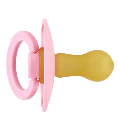 BIBS Colour Pacifiers - Size 2 - 2-Pack - Round - Baby Pink