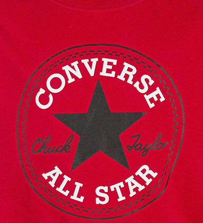 Converse T-shirt - Enamel Red w. Logo