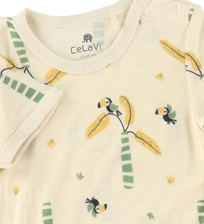 CeLaVi Summer Romper - Elm Green