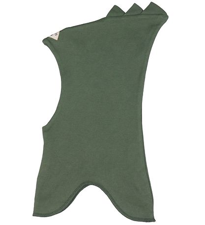 Racing Kids Balaclava - 2-layer - Green w. Spikes