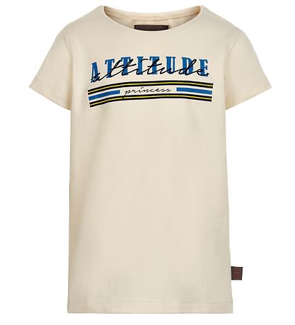 Creamie T-shirt - Attitude - Buttercream w. Print