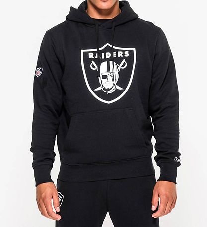 Sweat à Capuche New Era - Les Raiders - Noir
