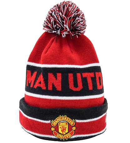 New Era Mtze - Strick - Manchester United - Rot/Schwarz