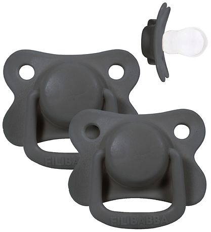 Filibabba Pacifiers - 2-Pack - 6m+ - Stone Grey