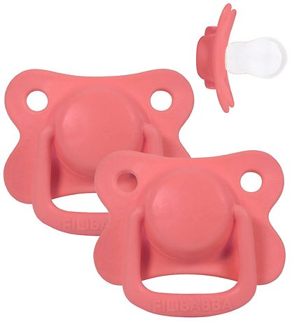 Filibabba Schnuller - 2er-Pack Pack - 6m+ - Coral