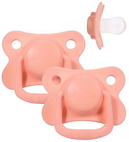 Filibabba Pacifiers - 2-Pack - 6m+ - Peach