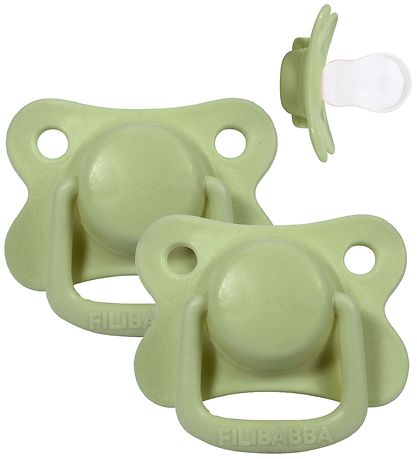 Filibabba Dummies - 2-Pack - 6m + - Pistacie